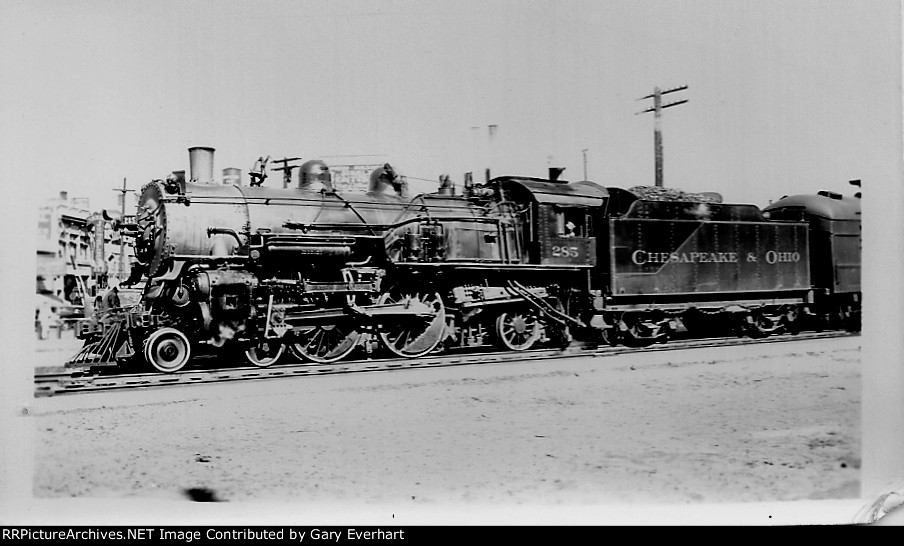 C&O 4-4-2 #285 - Chesapeake & Ohio